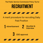 Policy tip of the week - Recruitment