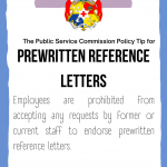 Policy tip of the week - Prewritten Ref. Letters