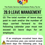 Policy tip of the week - Leave Management