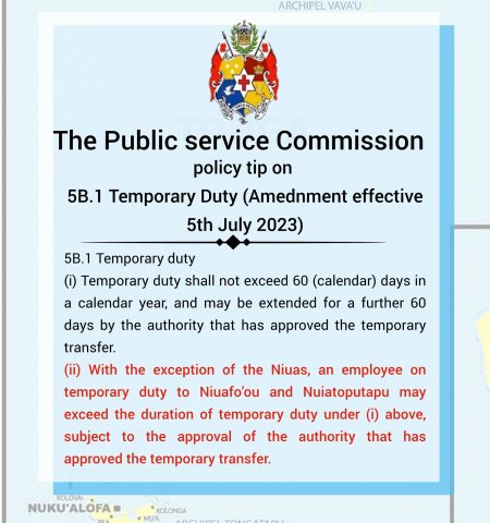 PSC Policy Tip for the Week - 5B.1 Temporary duty (Amendment effective 5th July 2023)