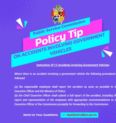 PSC Policy Tip for the Week on Accidents involving Government Vehicles