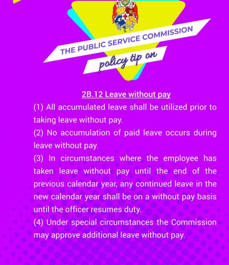 PSC Policy Tip for the Week on Leave without pay