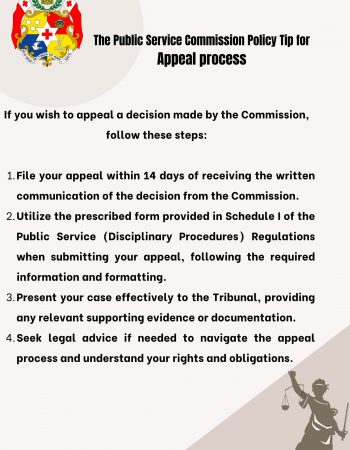Policy Tip for the week - Appeal procedures