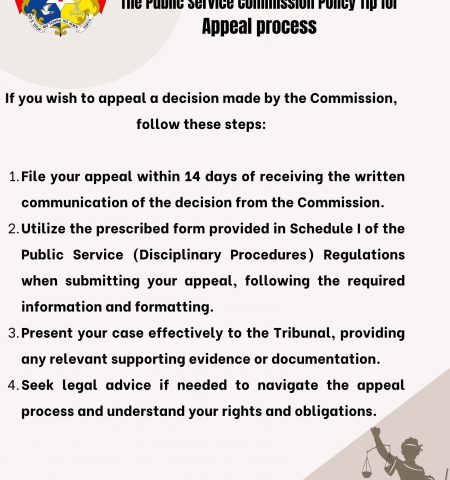 Policy Tip for the week - Appeal procedures