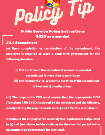 Policy tip of the week - 2D.4 Secondment