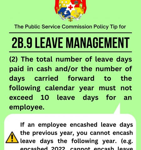 Policy tip of the week - Leave Management