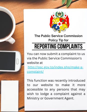 Policy tip of the week - Reporting Complaints